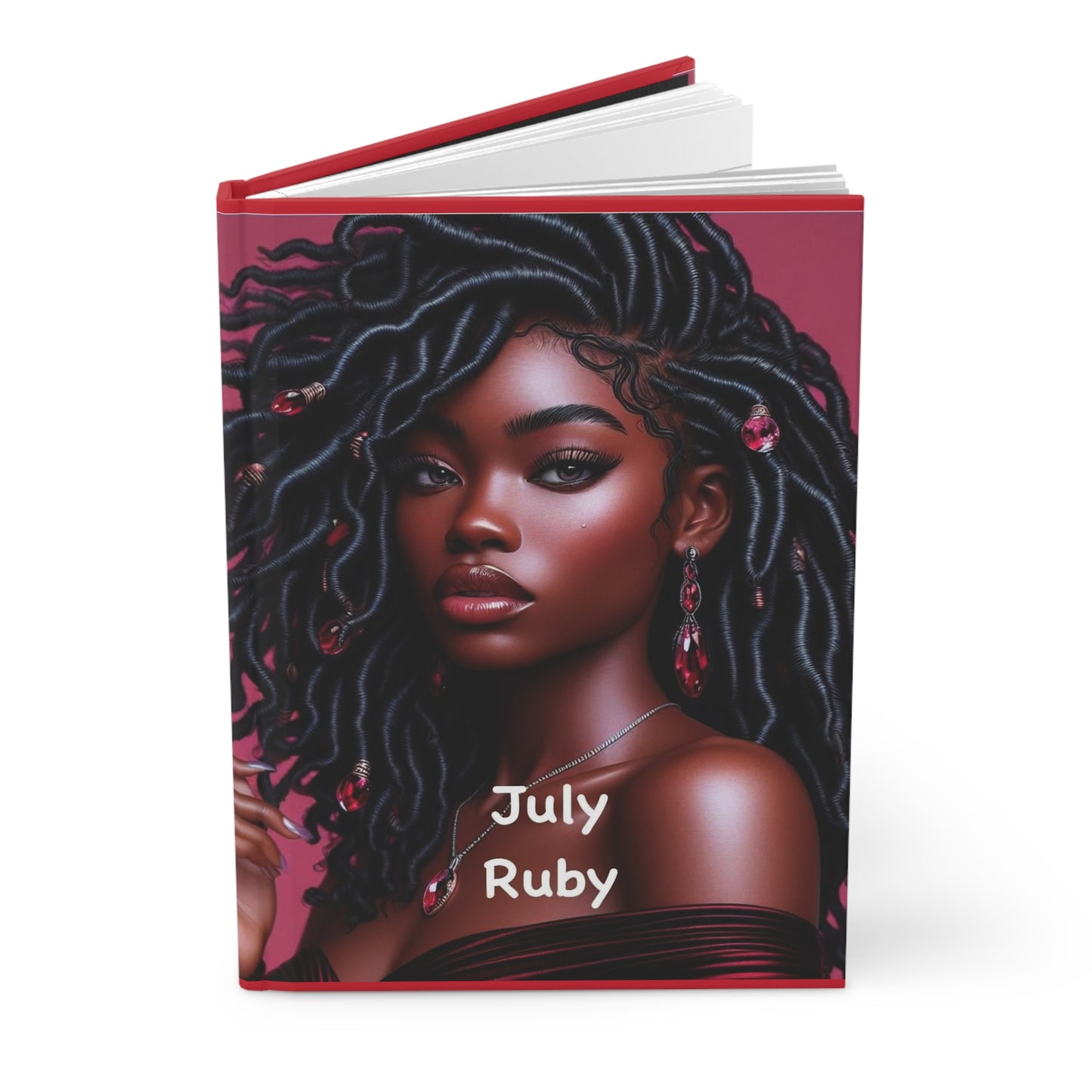 July Birthstone Hardcover Journal Matte