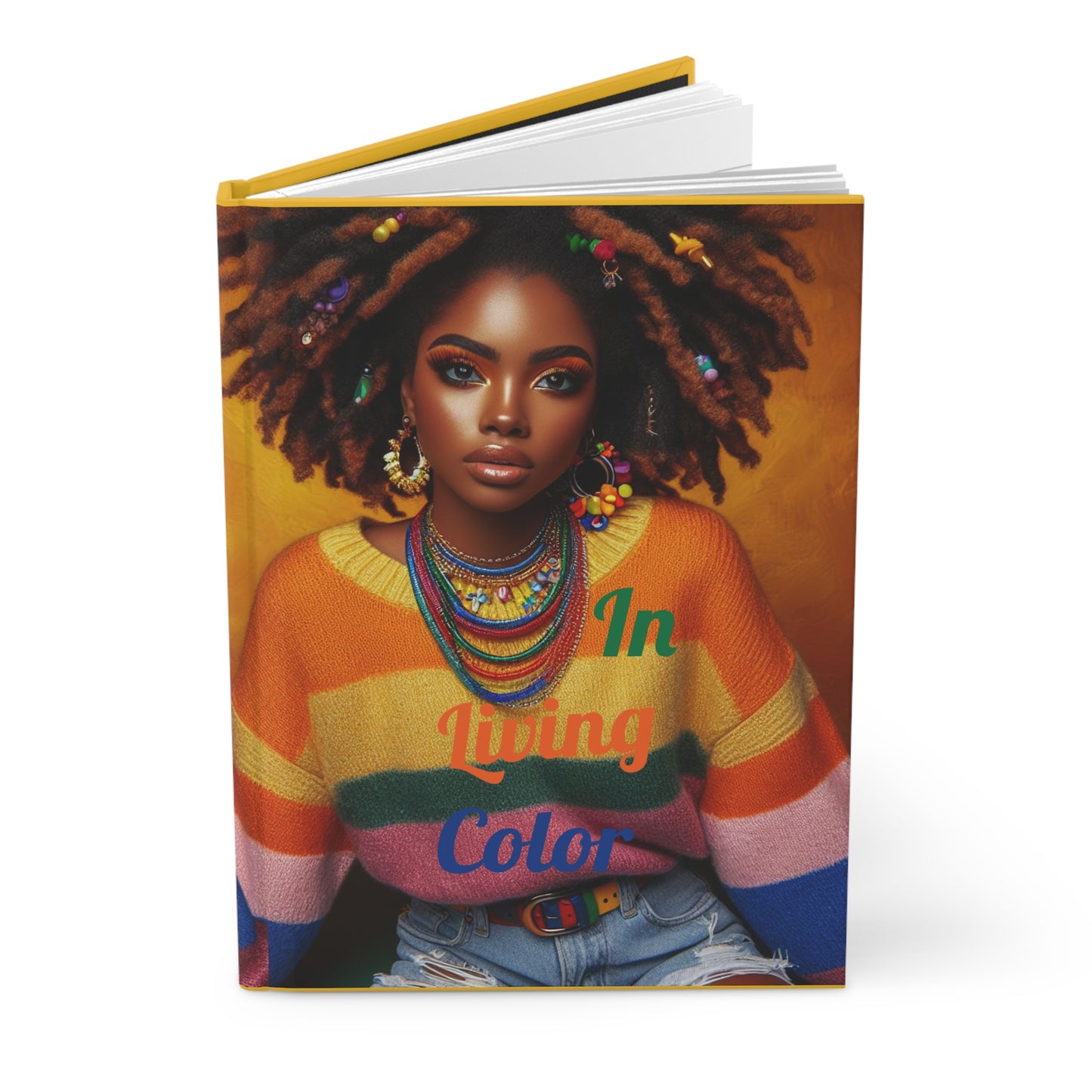 In Living Color(Goldie) Hardcover Journal Matte