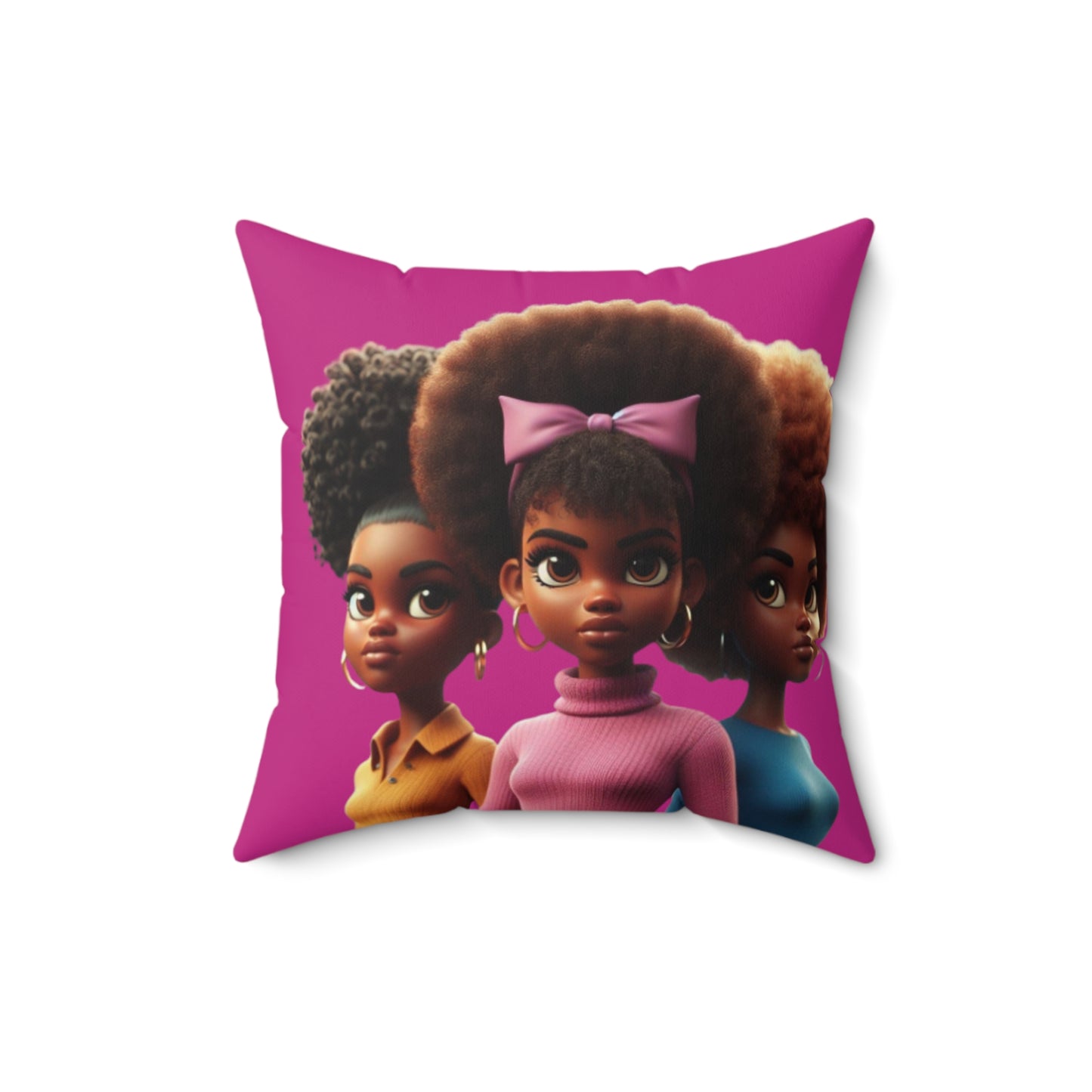 Spun Polyester Square Pillow