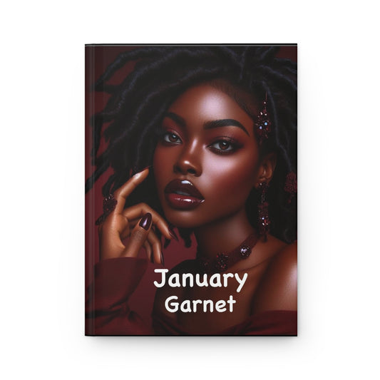 January Birthstone Hardcover Journal Matte