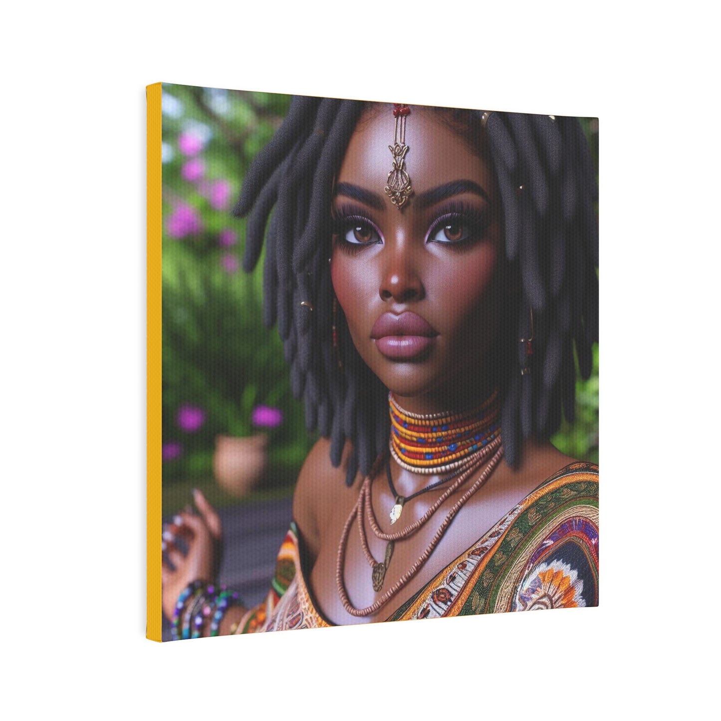 Beautiful woman Canvas Photo Tile