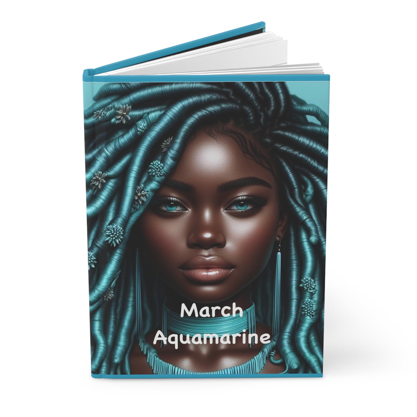 March Birthstone Hardcover Journal Matte