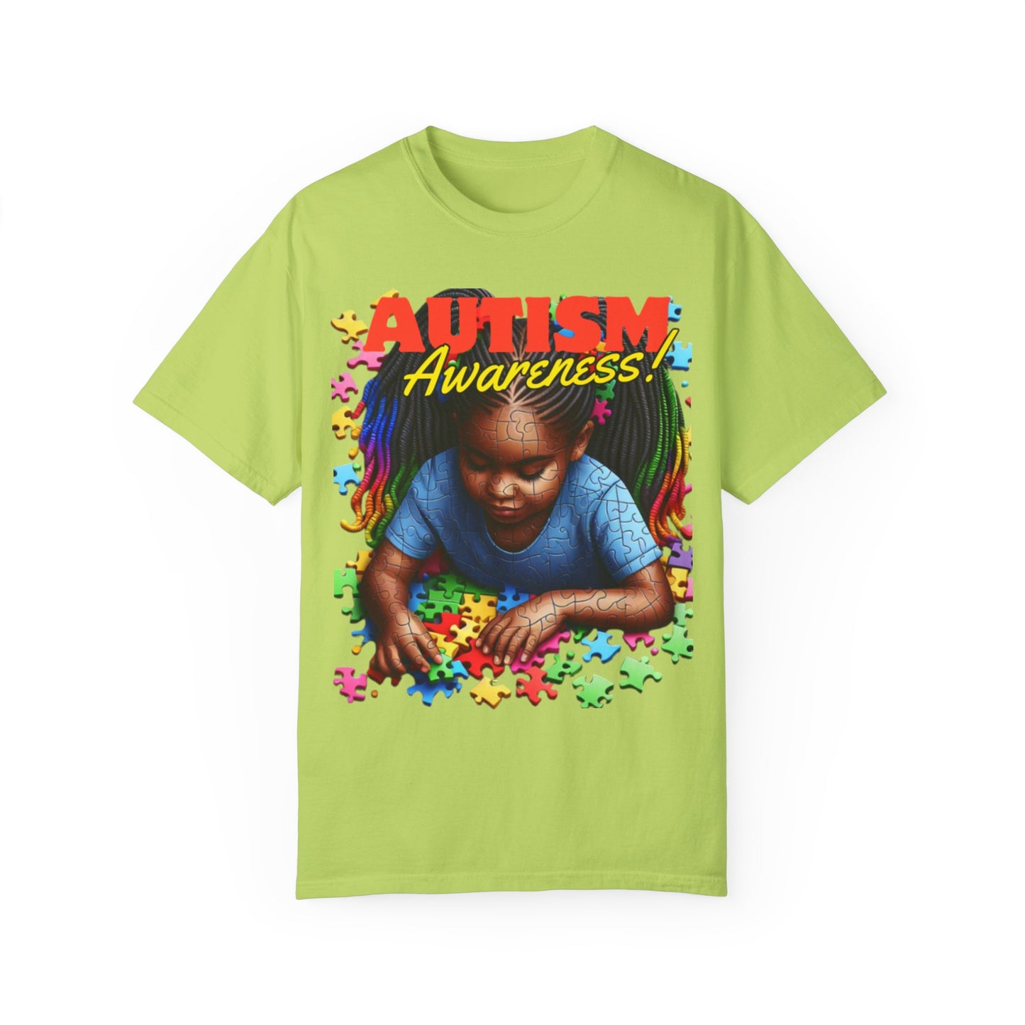 April Autism Awareness Unisex Garment-Dyed T-shirt