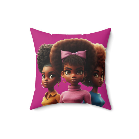 Spun Polyester Square Pillow