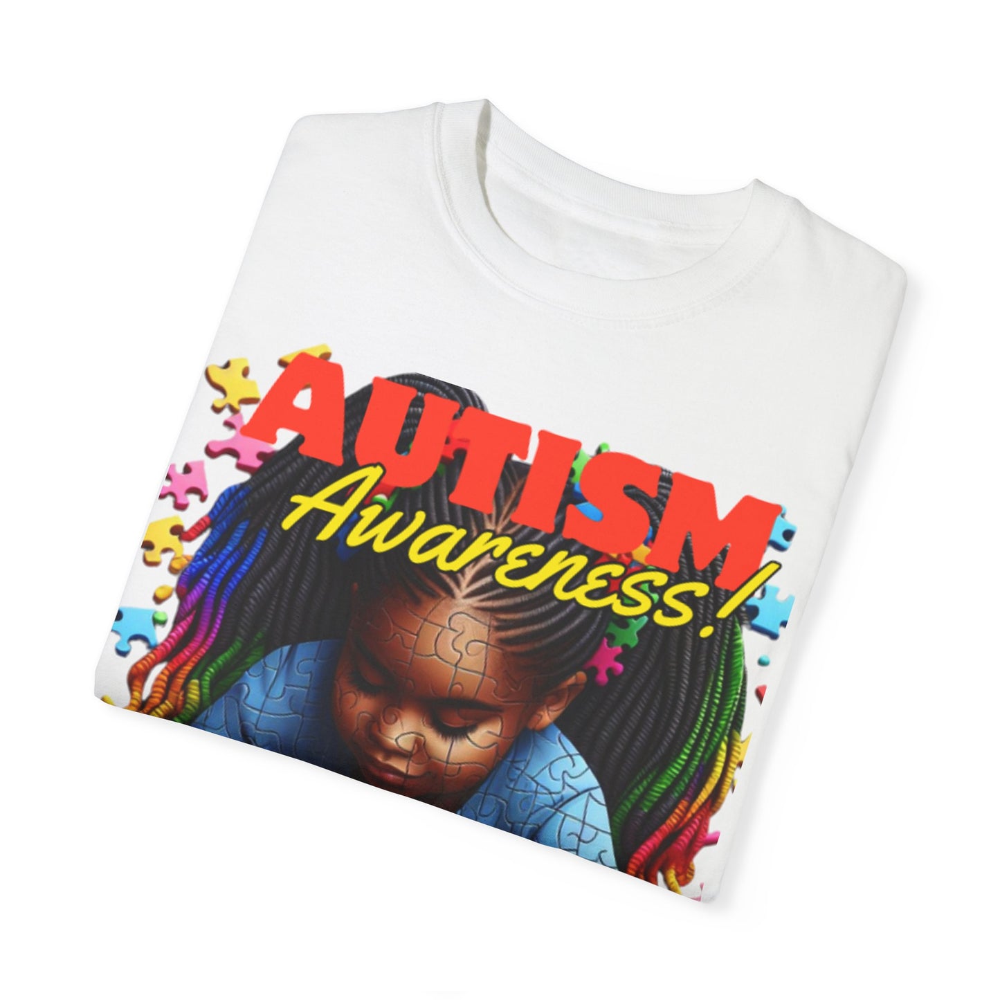 April Autism Awareness Unisex Garment-Dyed T-shirt