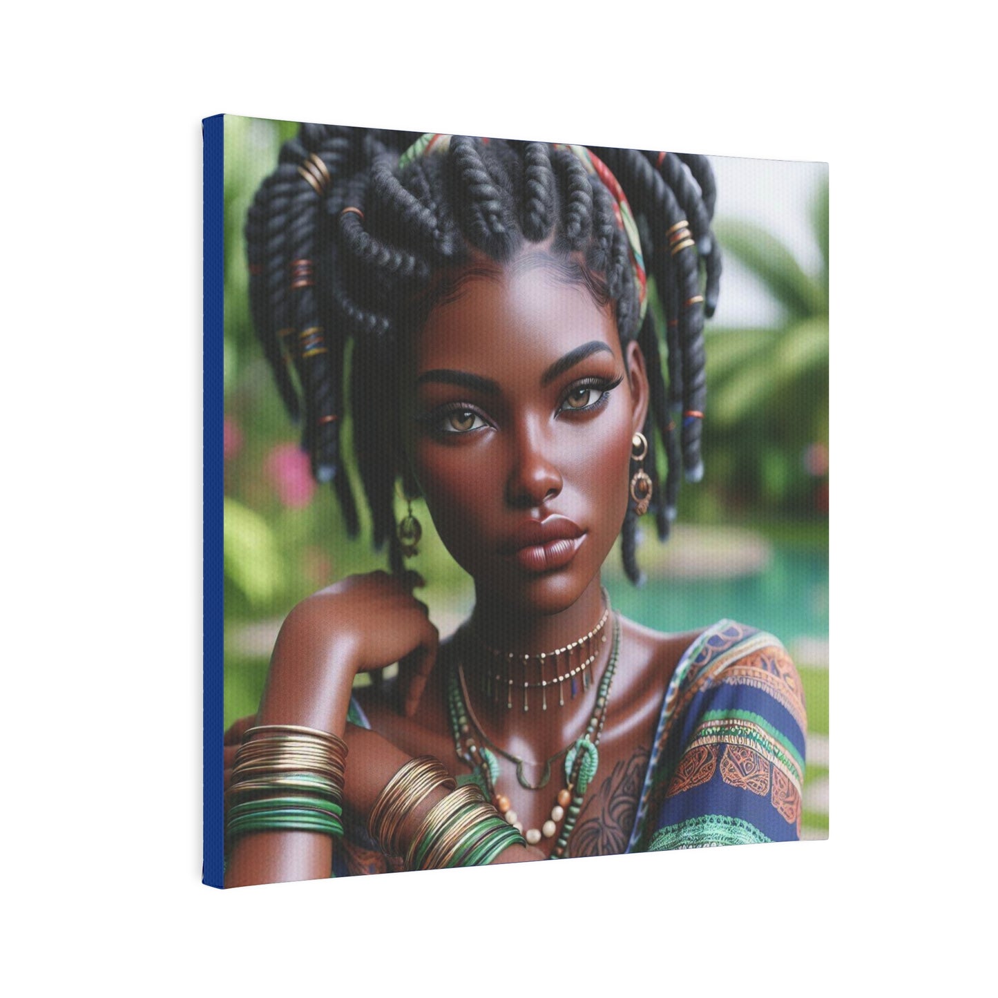 Beautiful woman Canvas Photo Tile