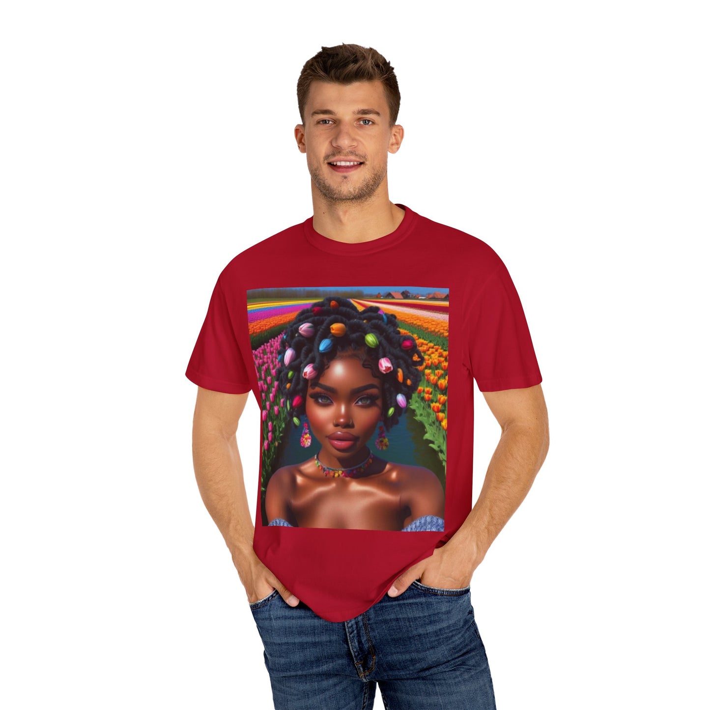 2024 Spring Season(Color Girl) Unisex Garment-Dyed T-shirt