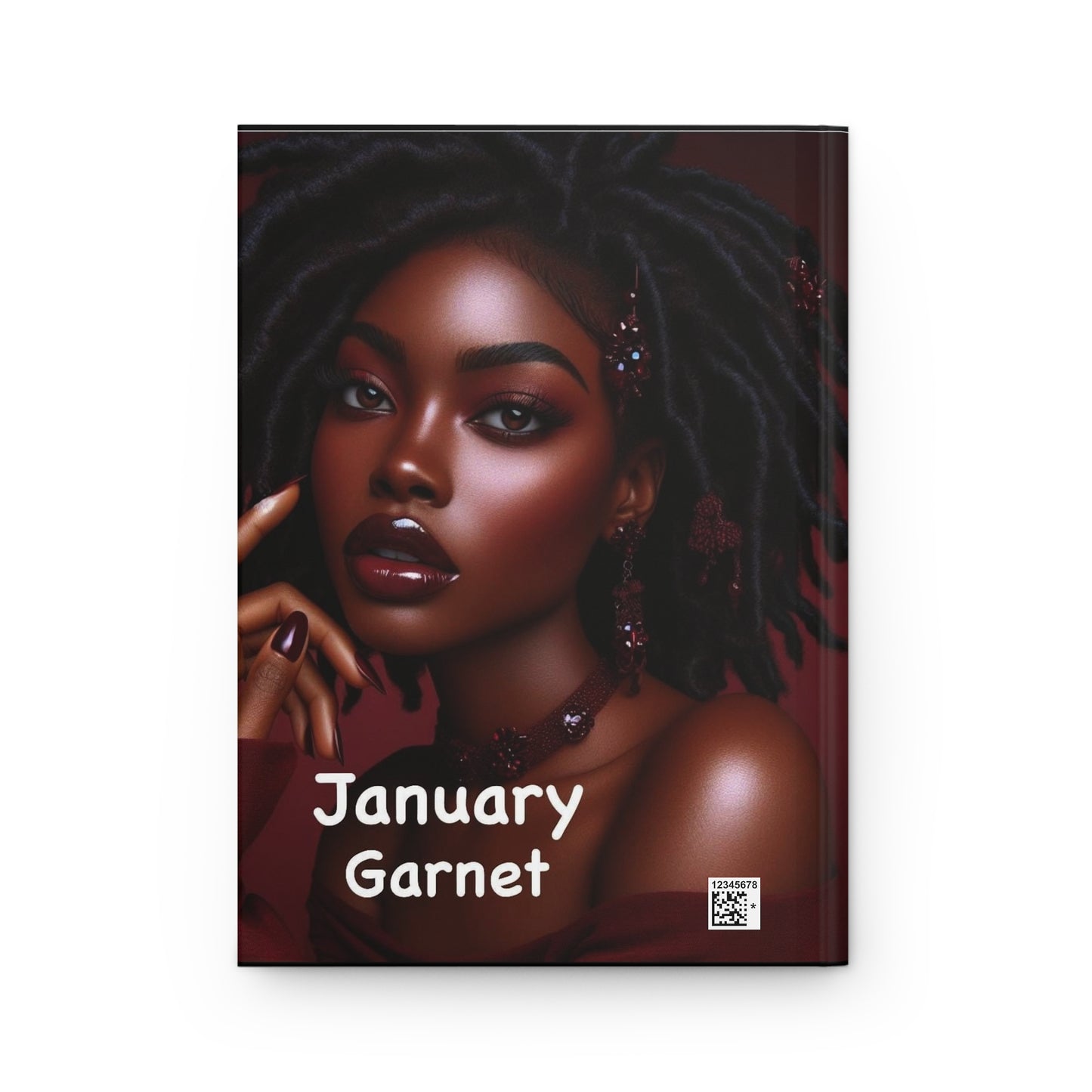 January Birthstone Hardcover Journal Matte