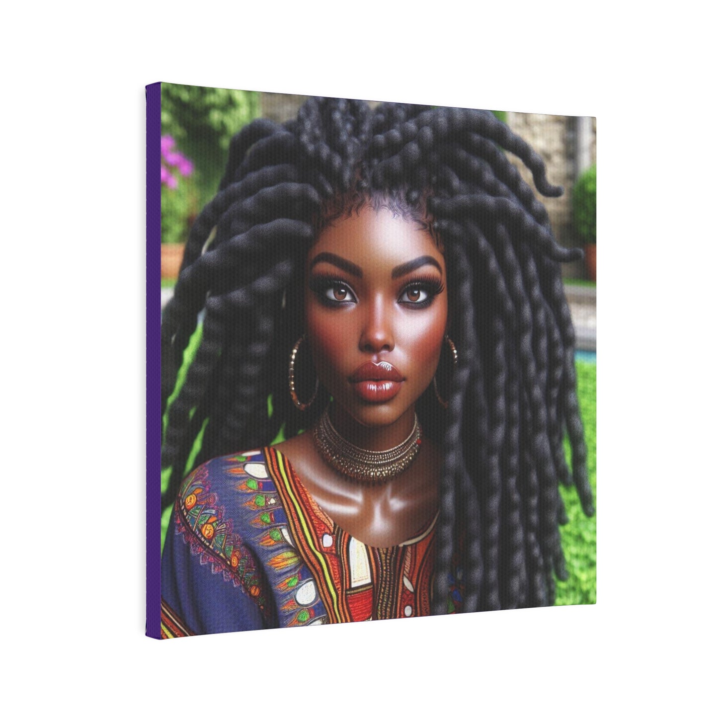 Beautiful woman Canvas Photo Tile