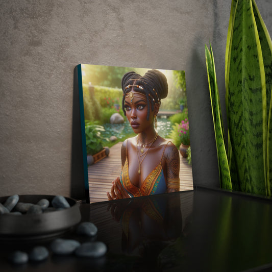 Beautiful woman Canvas Photo Tile