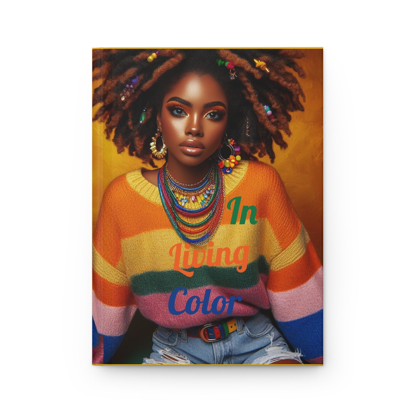 In Living Color(Goldie) Hardcover Journal Matte