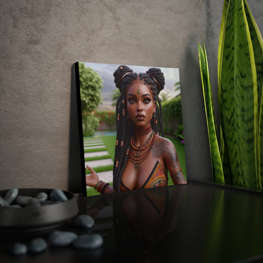 Beautiful woman Canvas Photo Tile