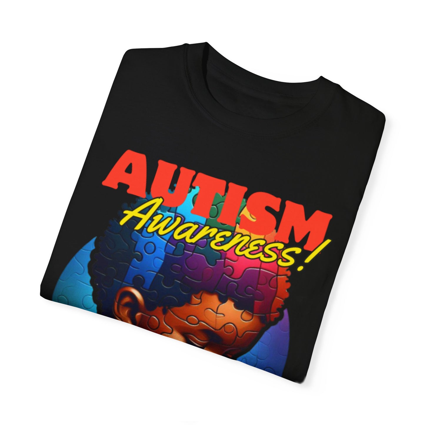 April Autism Awareness Unisex Garment-Dyed T-shirt