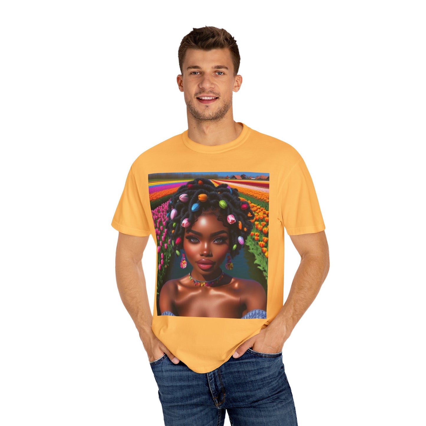 2024 Spring Season(Color Girl) Unisex Garment-Dyed T-shirt