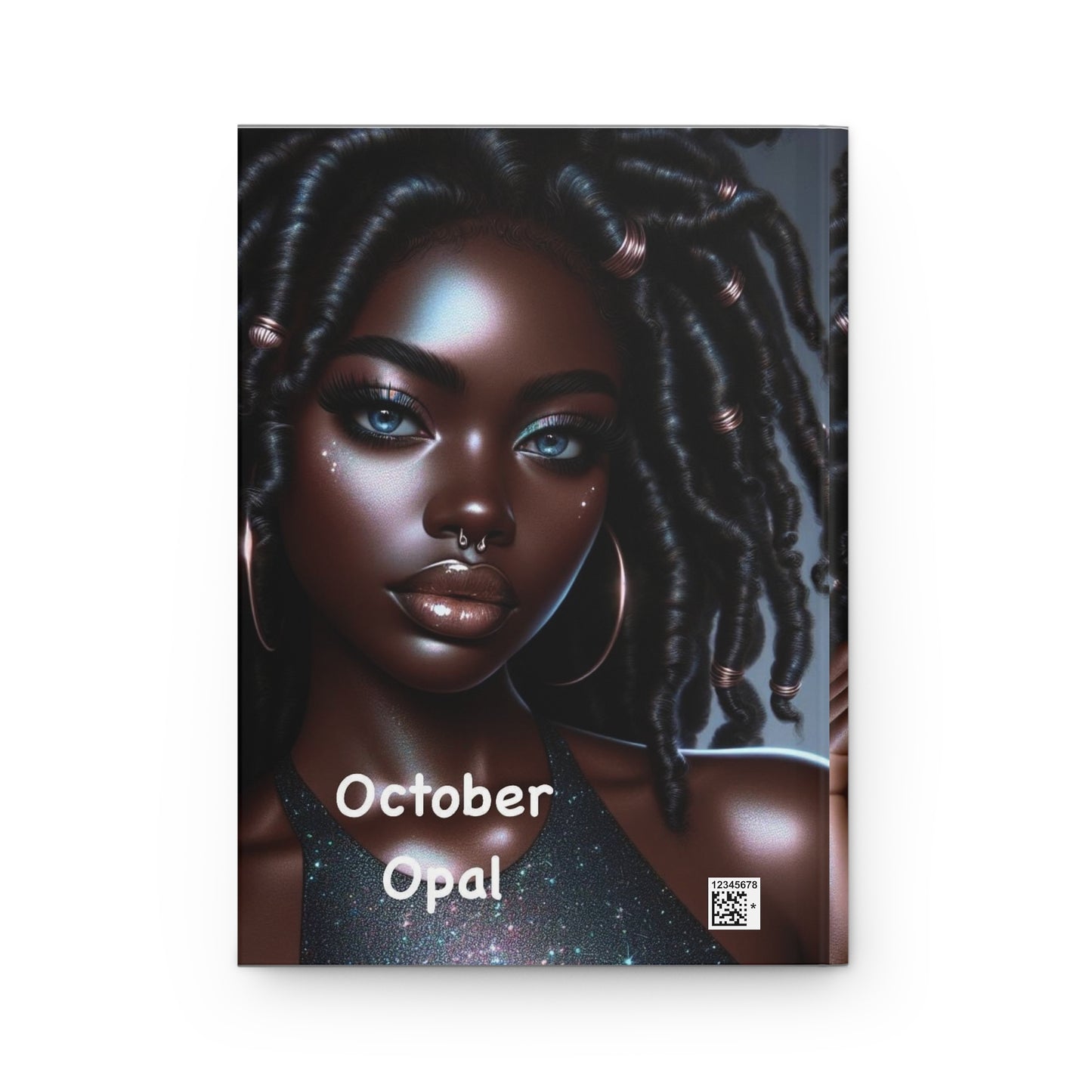 October birthstone Hardcover Journal Matte