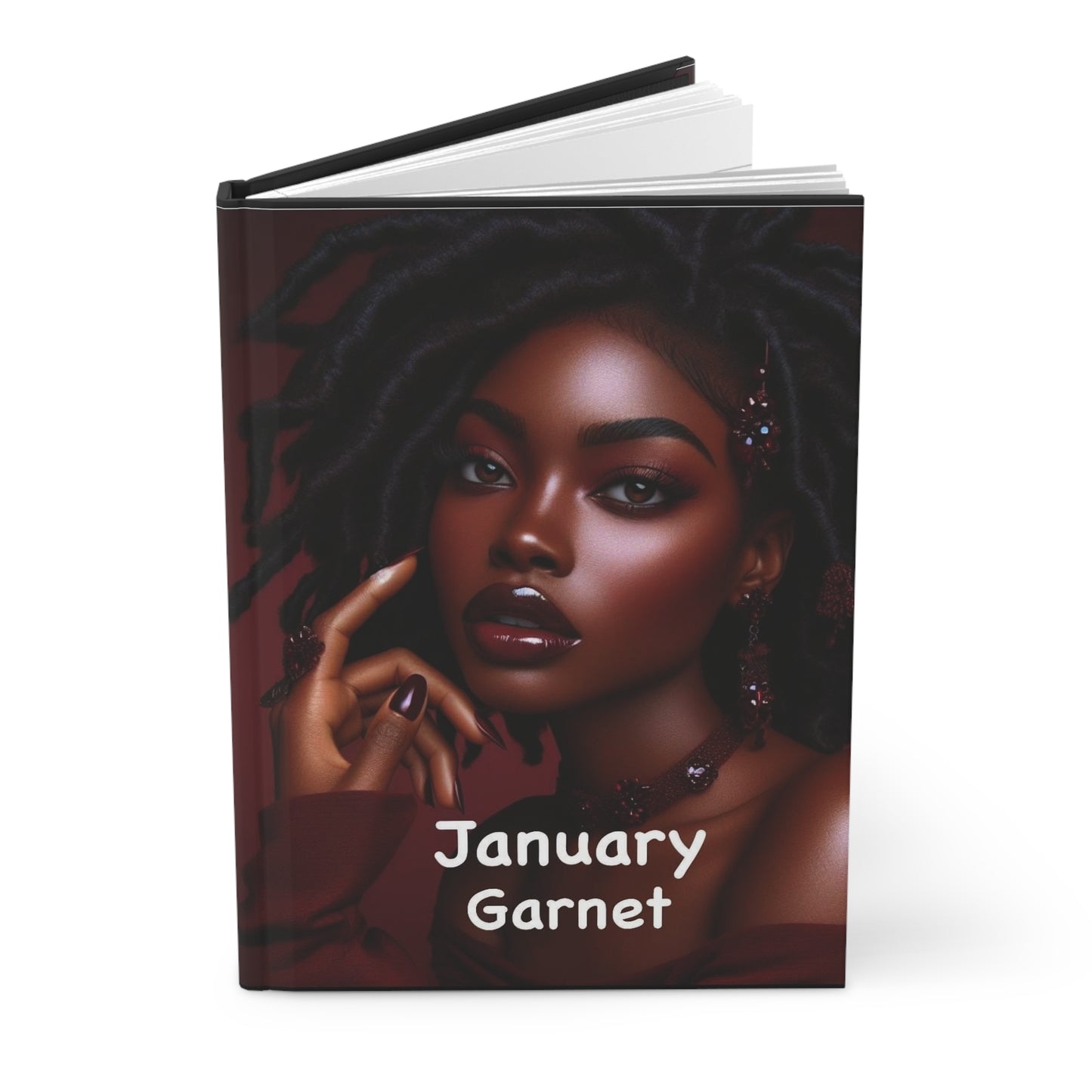 January Birthstone Hardcover Journal Matte