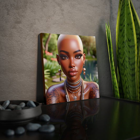 Beautiful woman Canvas Photo Tile