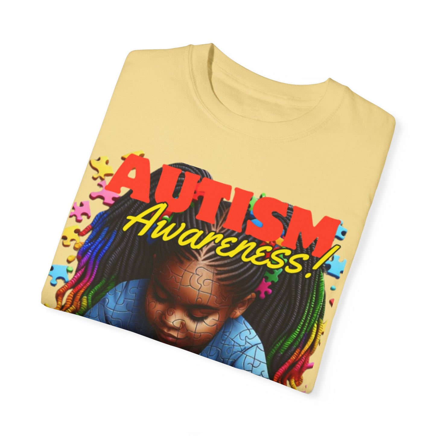 April Autism Awareness Unisex Garment-Dyed T-shirt