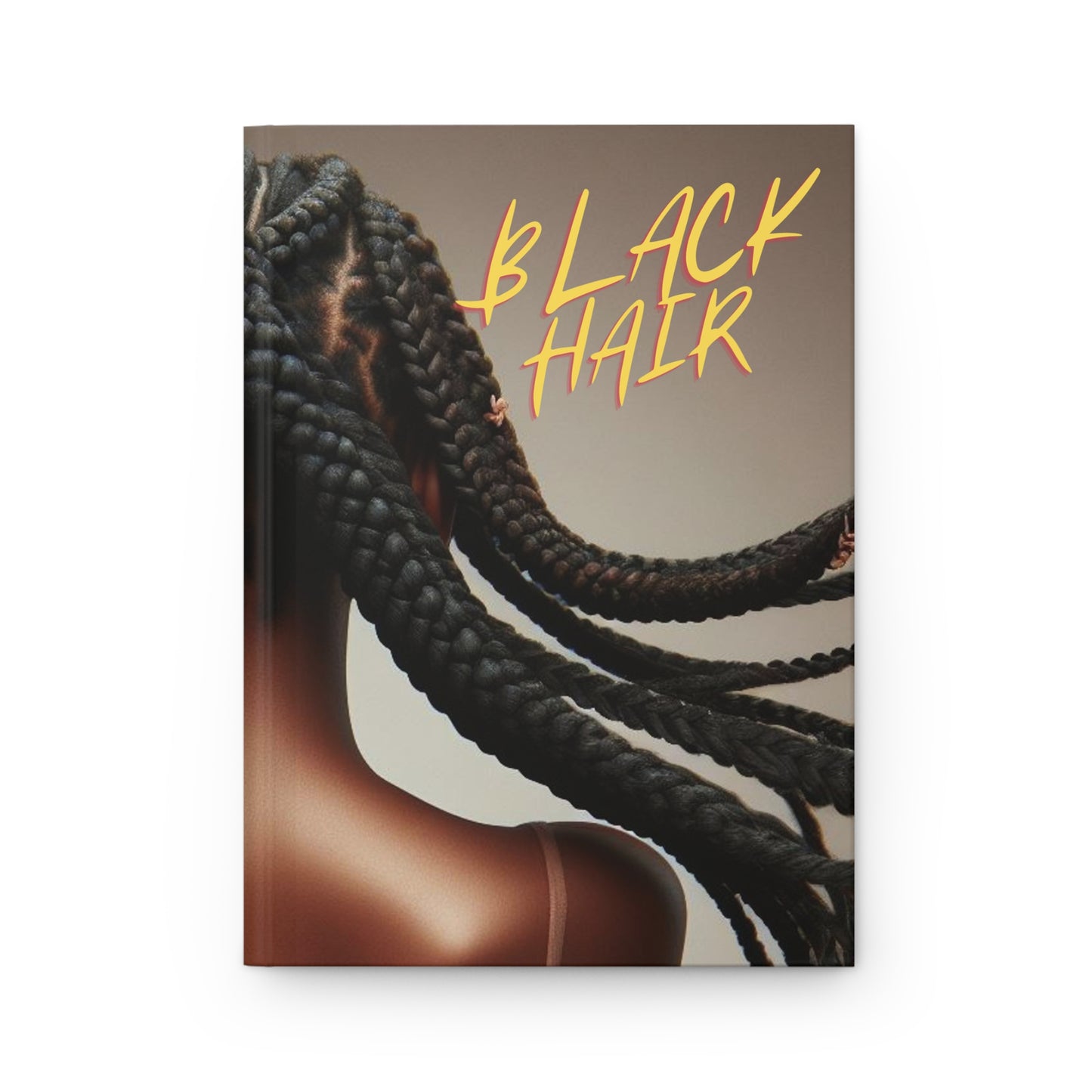 Black Hair Edition( braids)Hardcover Journal Matte