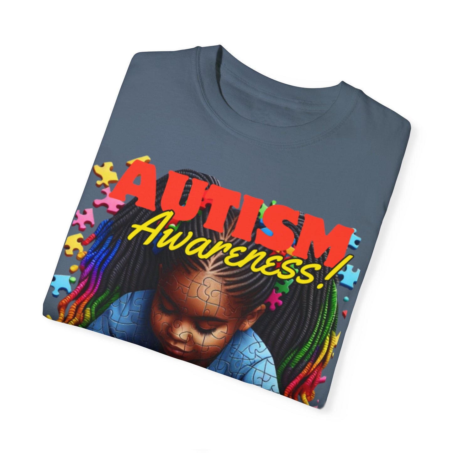 April Autism Awareness Unisex Garment-Dyed T-shirt