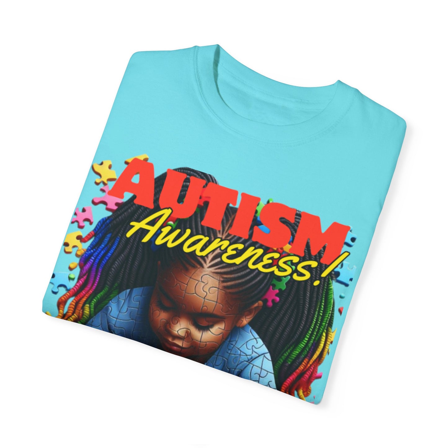 April Autism Awareness Unisex Garment-Dyed T-shirt