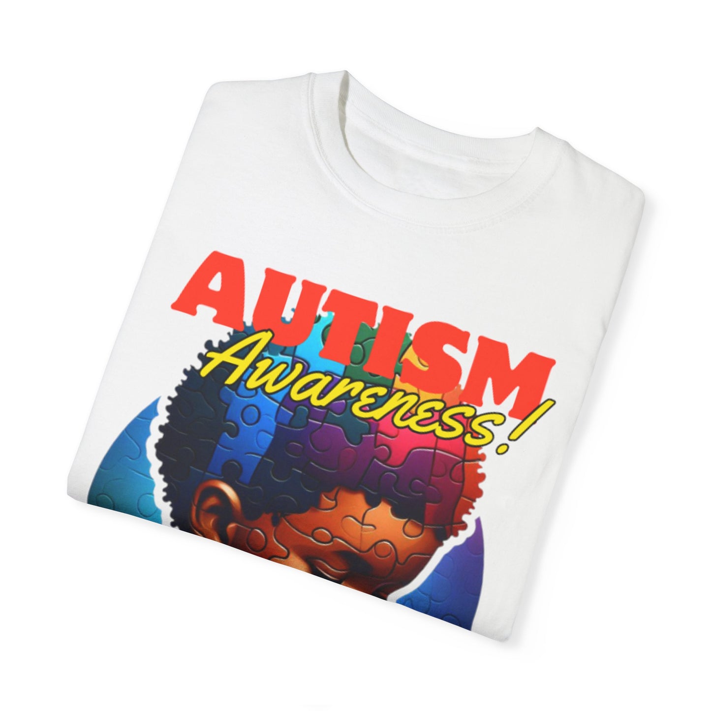 April Autism Awareness Unisex Garment-Dyed T-shirt