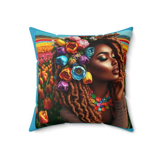 Spring Season Square Pillow